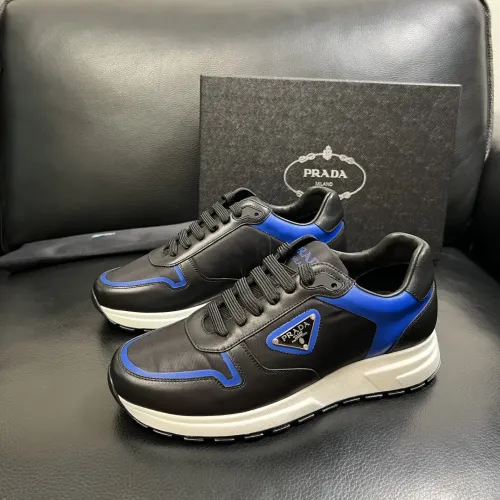 Wholesale Prada Casual Shoes For Men #1443308 $125.00 USD, Wholesale Quality Replica Prada Casual Shoes
