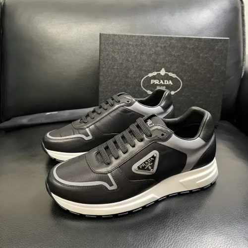 Wholesale Prada Casual Shoes For Men #1443310 $125.00 USD, Wholesale Quality Replica Prada Casual Shoes