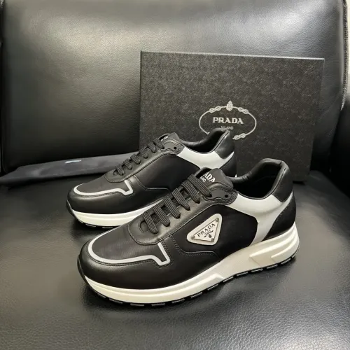 Wholesale Prada Casual Shoes For Men #1443311 $125.00 USD, Wholesale Quality Replica Prada Casual Shoes