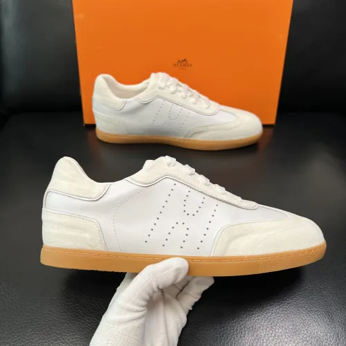 Replica Hermes Casual Shoes For Men #1443335 $80.00 USD for Wholesale