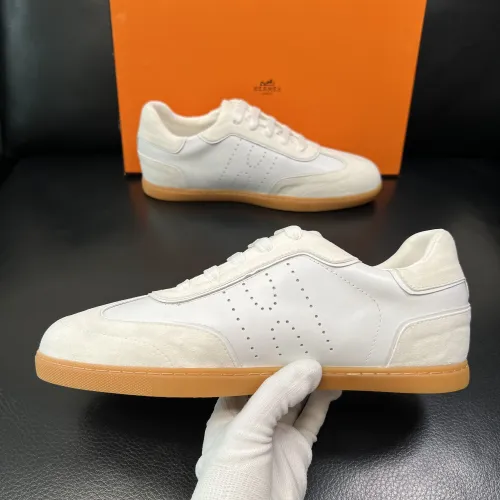 Replica Hermes Casual Shoes For Men #1443335 $80.00 USD for Wholesale