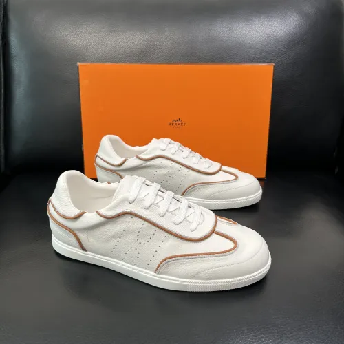 Replica Hermes Casual Shoes For Men #1443336 $80.00 USD for Wholesale