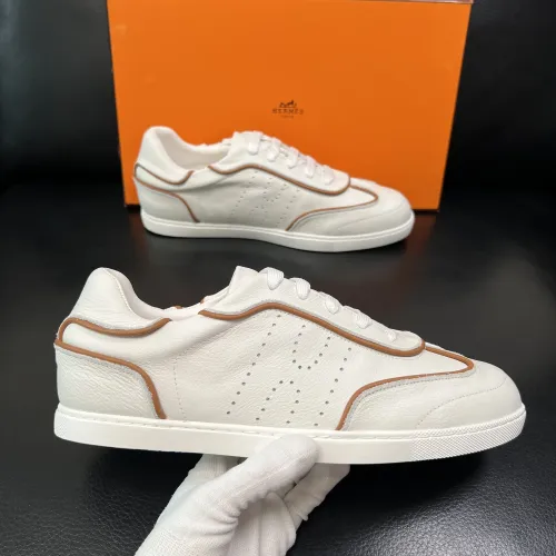 Replica Hermes Casual Shoes For Men #1443336 $80.00 USD for Wholesale