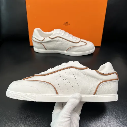 Replica Hermes Casual Shoes For Men #1443336 $80.00 USD for Wholesale