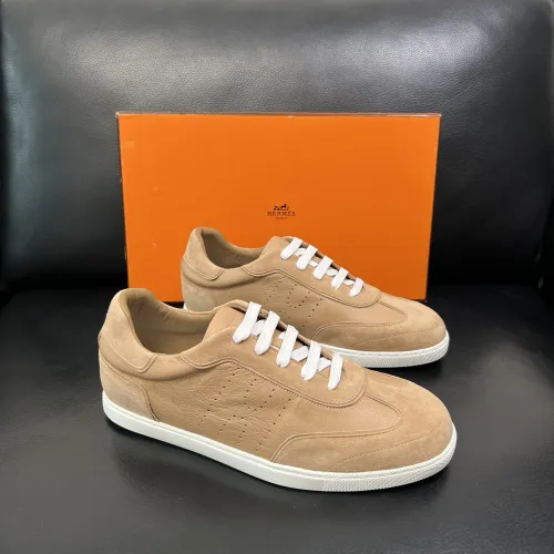 Replica Hermes Casual Shoes For Men #1443337 $80.00 USD for Wholesale