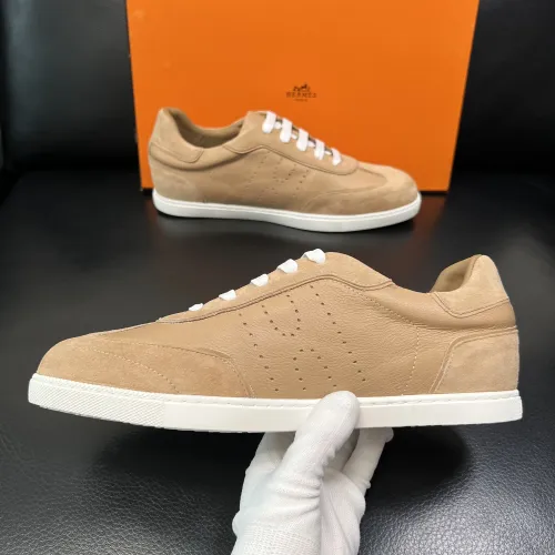 Replica Hermes Casual Shoes For Men #1443337 $80.00 USD for Wholesale