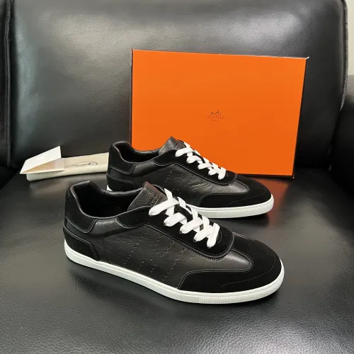 Replica Hermes Casual Shoes For Men #1443338 $80.00 USD for Wholesale