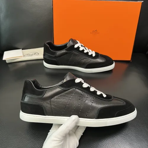 Replica Hermes Casual Shoes For Men #1443338 $80.00 USD for Wholesale