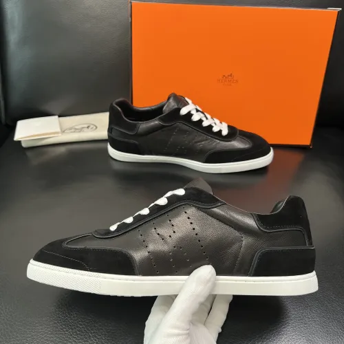 Replica Hermes Casual Shoes For Men #1443338 $80.00 USD for Wholesale