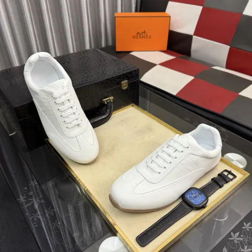 Replica Hermes Casual Shoes For Men #1443345 $80.00 USD for Wholesale