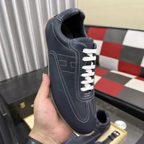 Replica Hermes Casual Shoes For Men #1443347 $80.00 USD for Wholesale