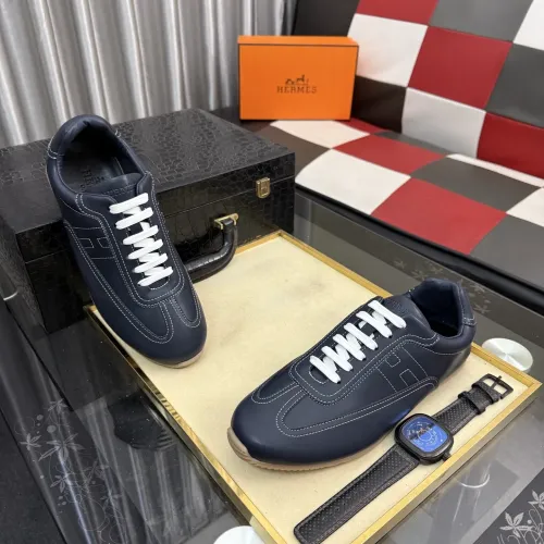 Replica Hermes Casual Shoes For Men #1443347 $80.00 USD for Wholesale