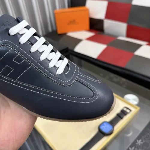 Replica Hermes Casual Shoes For Men #1443347 $80.00 USD for Wholesale