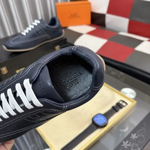 Replica Hermes Casual Shoes For Men #1443347 $80.00 USD for Wholesale