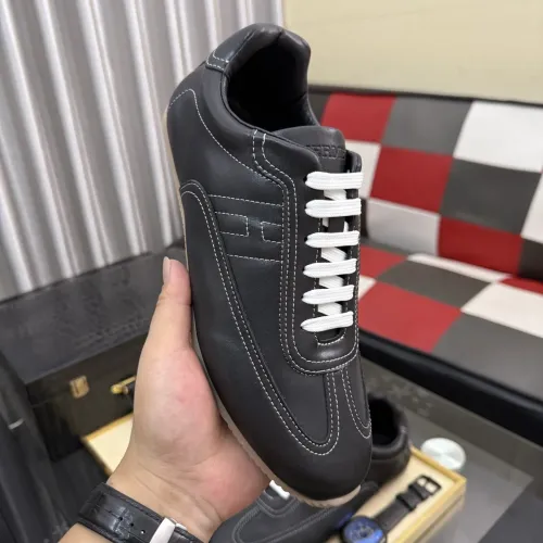 Replica Hermes Casual Shoes For Men #1443348 $80.00 USD for Wholesale