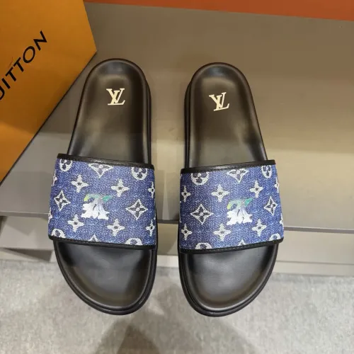 Replica Louis Vuitton Slippers For Men #1443358 $52.00 USD for Wholesale