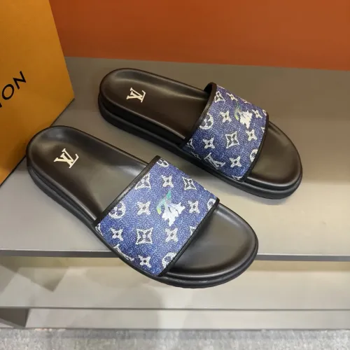 Replica Louis Vuitton Slippers For Men #1443358 $52.00 USD for Wholesale