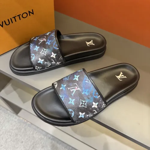 Wholesale Louis Vuitton Slippers For Men #1443362 $52.00 USD, Wholesale Quality Replica Louis Vuitton Slippers