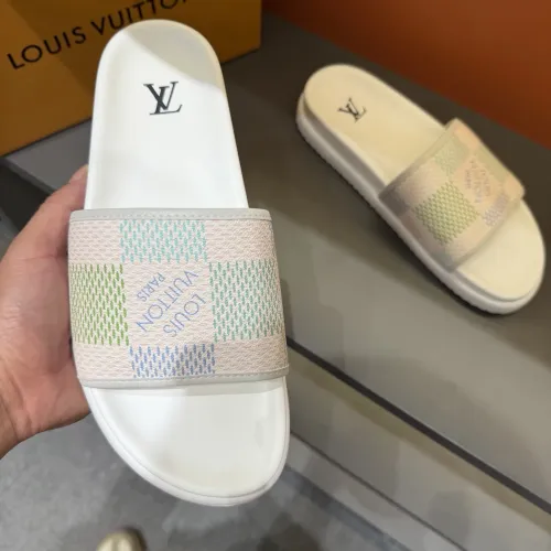 Replica Louis Vuitton Slippers For Men #1443366 $52.00 USD for Wholesale
