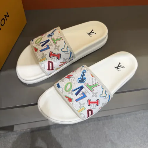 Replica Louis Vuitton Slippers For Men #1443370 $52.00 USD for Wholesale