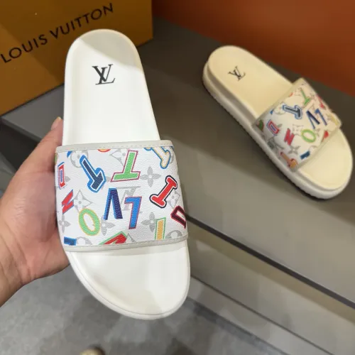 Replica Louis Vuitton Slippers For Men #1443370 $52.00 USD for Wholesale