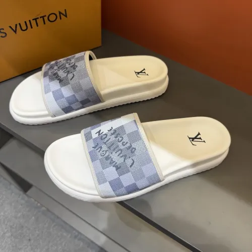 Wholesale Louis Vuitton Slippers For Men #1443375 $52.00 USD, Wholesale Quality Replica Louis Vuitton Slippers
