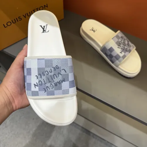 Replica Louis Vuitton Slippers For Men #1443375 $52.00 USD for Wholesale