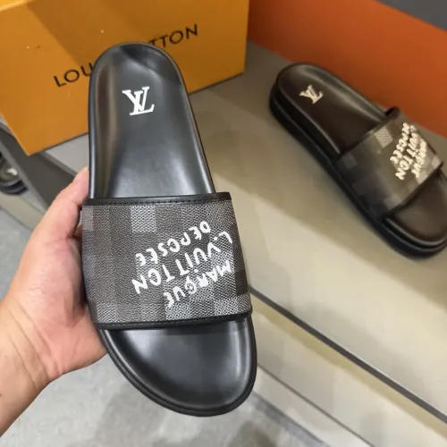 Replica Louis Vuitton Slippers For Men #1443377 $52.00 USD for Wholesale