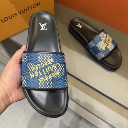 Replica Louis Vuitton Slippers For Men #1443378 $52.00 USD for Wholesale