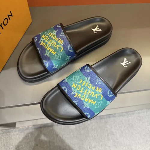 Replica Louis Vuitton Slippers For Men #1443379 $52.00 USD for Wholesale