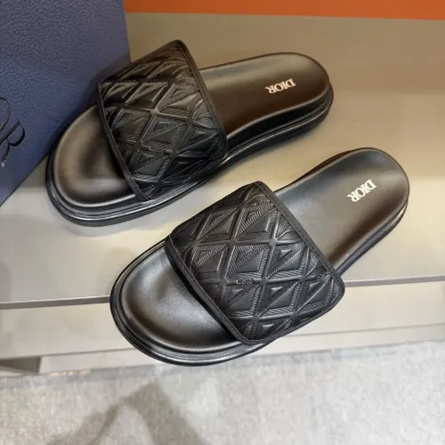 Replica Christian Dior Slippers For Men #1443380 $52.00 USD for Wholesale