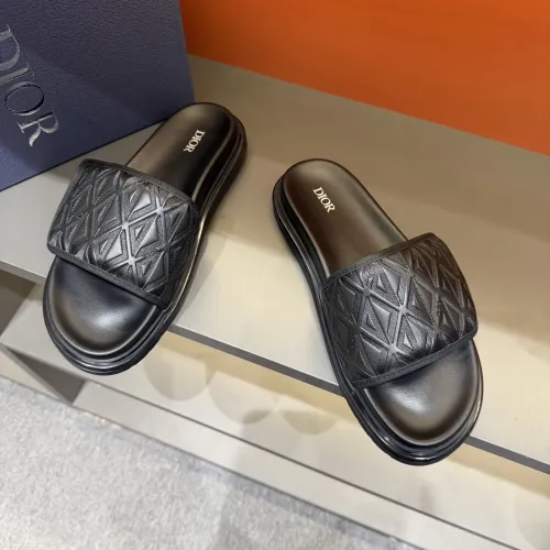 Replica Christian Dior Slippers For Men #1443380 $52.00 USD for Wholesale