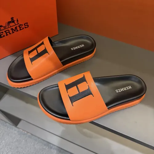 Wholesale Hermes Slippers For Men #1443381 $52.00 USD, Wholesale Quality Replica Hermes Slippers