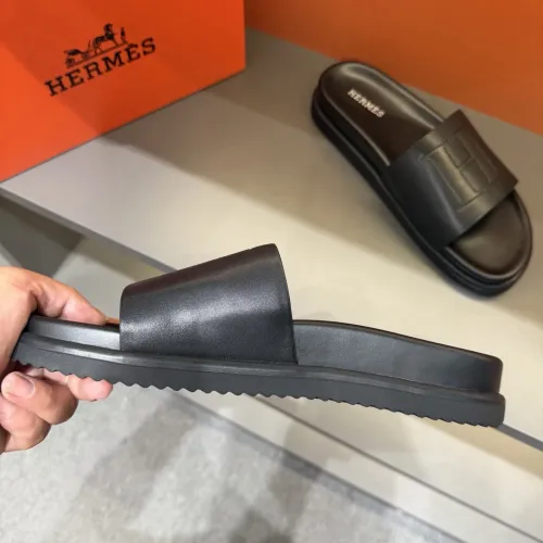 Replica Hermes Slippers For Men #1443384 $52.00 USD for Wholesale