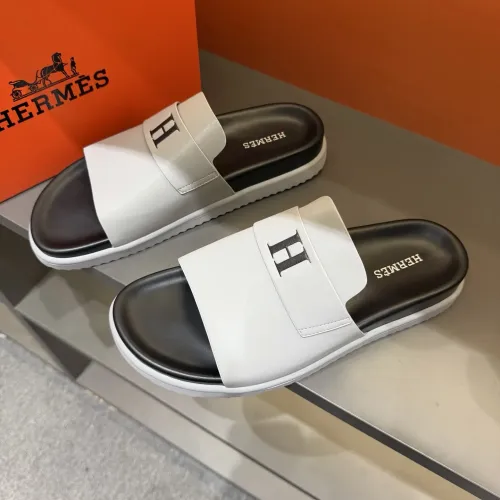 Wholesale Hermes Slippers For Men #1443386 $52.00 USD, Wholesale Quality Replica Hermes Slippers