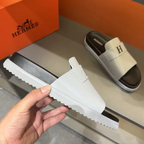 Replica Hermes Slippers For Men #1443386 $52.00 USD for Wholesale