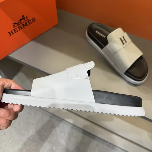 Replica Hermes Slippers For Men #1443386 $52.00 USD for Wholesale