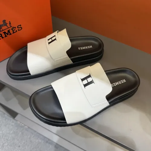 Wholesale Hermes Slippers For Men #1443387 $52.00 USD, Wholesale Quality Replica Hermes Slippers