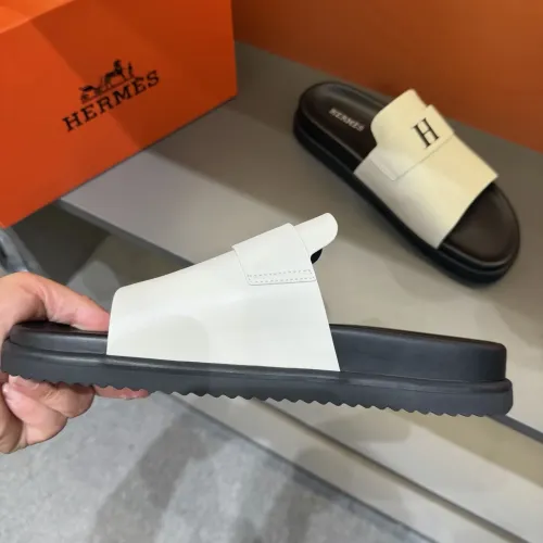 Replica Hermes Slippers For Men #1443387 $52.00 USD for Wholesale