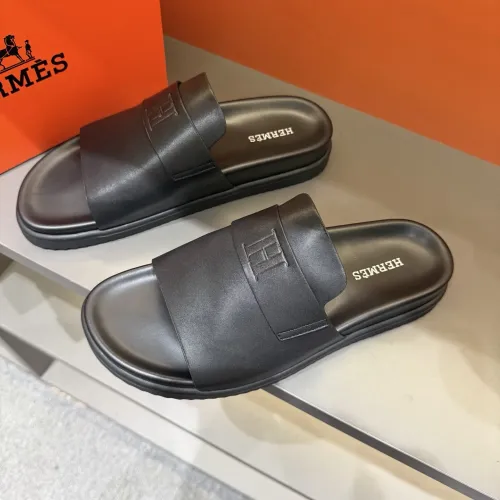 Wholesale Hermes Slippers For Men #1443388 $52.00 USD, Wholesale Quality Replica Hermes Slippers