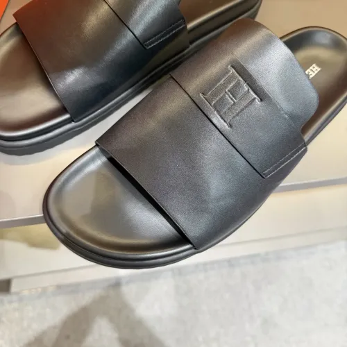 Replica Hermes Slippers For Men #1443388 $52.00 USD for Wholesale