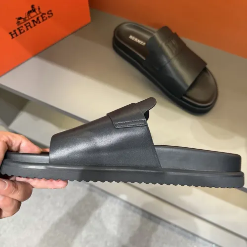 Replica Hermes Slippers For Men #1443388 $52.00 USD for Wholesale