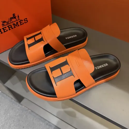Wholesale Hermes Slippers For Men #1443389 $52.00 USD, Wholesale Quality Replica Hermes Slippers