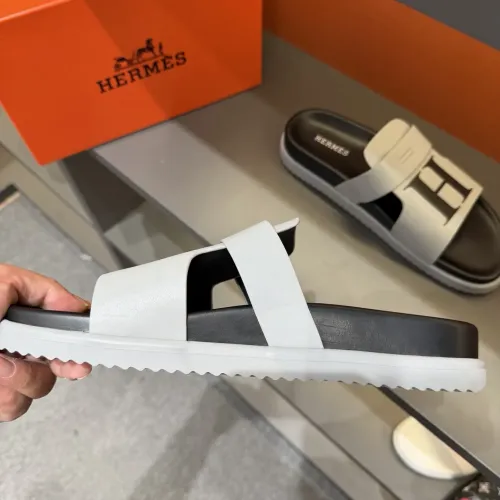 Replica Hermes Slippers For Men #1443390 $52.00 USD for Wholesale
