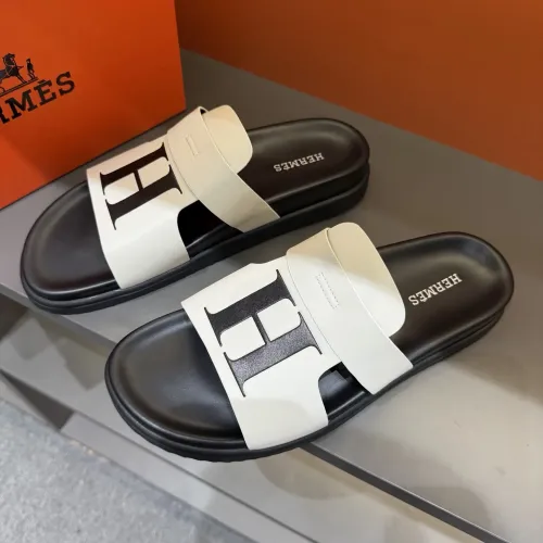 Wholesale Hermes Slippers For Men #1443391 $52.00 USD, Wholesale Quality Replica Hermes Slippers