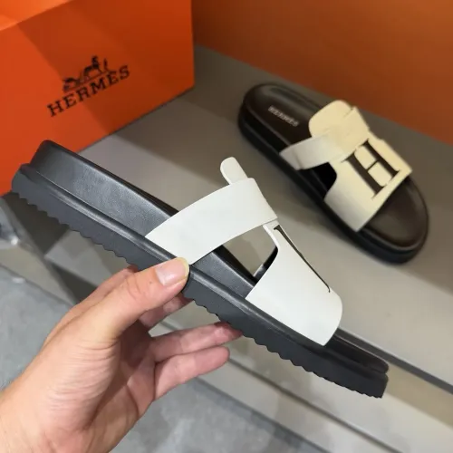 Replica Hermes Slippers For Men #1443391 $52.00 USD for Wholesale