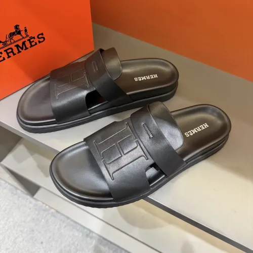 Wholesale Hermes Slippers For Men #1443393 $52.00 USD, Wholesale Quality Replica Hermes Slippers