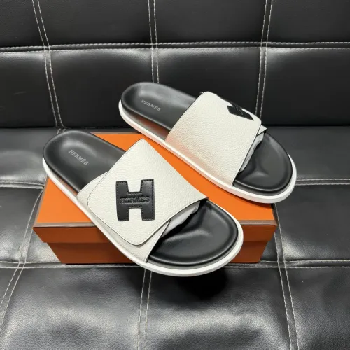 Wholesale Hermes Slippers For Men #1443405 $56.00 USD, Wholesale Quality Replica Hermes Slippers