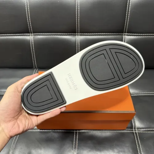 Replica Hermes Slippers For Men #1443405 $56.00 USD for Wholesale