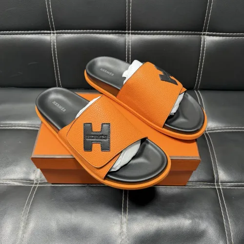 Wholesale Hermes Slippers For Men #1443406 $56.00 USD, Wholesale Quality Replica Hermes Slippers